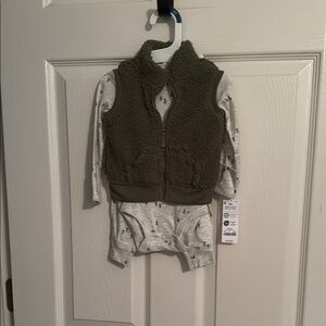 Carter's Brown and Gray Kids Matching Set